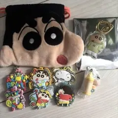 RUDIE'S クレヨンしんちゃん アクリルキーホルダー 蓄光アクリルシール