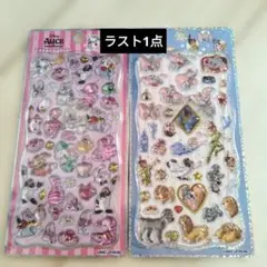 ディズニー　アリス　ピーターパン　ダンボ　プチドロップステッカー ボンボンシール
