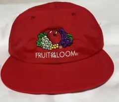 FRUIT OF THE LOOM×果汁グミコラボ ナイロンキャップ レッドのサムネイル