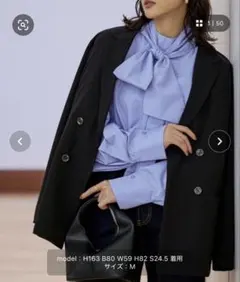 ur's 2wayボウタイブラウス