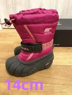 ◼︎SOREL スノーブーツ 14cm キッズ◼︎ピンク