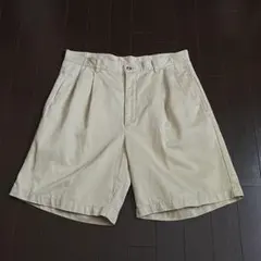 90sL.L.Bean 2タック チノ ショーツ W32 ベージュのサムネイル