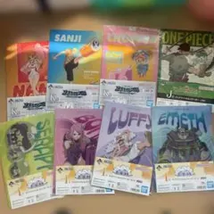 ONE PIECE 一番くじ　クリアファイル＆ステッカーセット 8枚