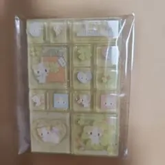 サンリオ　トレーディング　ミニタイルシール　マシュマロみたいなふわふわにゃんこ