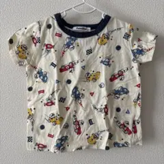 familiar ファミリア 半袖 Tシャツ 100cm 車 レーシング 総柄のサムネイル