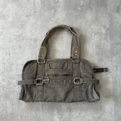 DIESEL ハンドバッグ archive メタルロゴ ショルダーバッグ