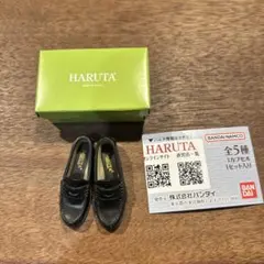 ハルタ HARUTA ローファーコレクション ガチャ ローファー　黒　　１個