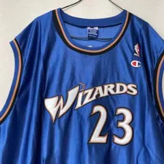 美品 Champion NBA WIZARDS 23 JORDAN Jersey