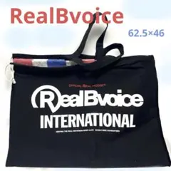 レア【RealBvoice】特大バッグ　黒　サーフィン　レジャー　ビーチ　ロゴのサムネイル