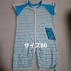 NIKE ストライプロンパース サイズ80
