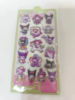 ボンボンドロップシール　クロミ　マイメロ　シナモロール　3Dシール　サンリオ