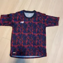 New Balance サッカーシャツ 160cm ネイビー レッドのサムネイル