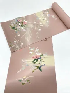 付け下げ 作家物 落款入 手描 浜ちりめん 正絹 反物 T9611 - メルカリ