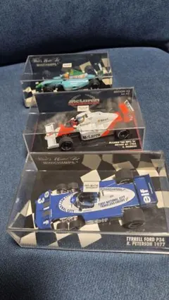 MINICHAMPS 1/43 F1ミニカー 70.80.90年代3台セットのサムネイル