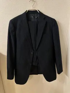 ＋J ユニクロ ストライプビジネススーツ セットアップ M