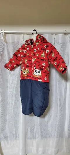 ZOOMIC 動物柄 アウター 赤/ネイビー