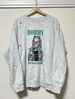 【FREAK’S STORE】プリント ダメージスウェット Bobby
