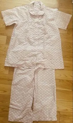新品未着用★ GrowWell半袖夏用パジャマ上下セットLサイズ★ピンク羊柄