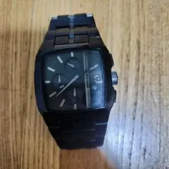 可動品　DIESEL　クリフハンガー　 DZ4260 クォーツ 腕時計　ブラック