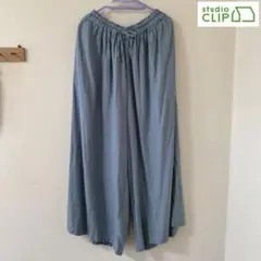 リネンレーヨンひんやりスカーチョ　studioCLIP