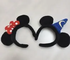 ディズニーリゾート ミニーマウス　ミッキーマウス　魔法使い　カチューシャ　セット