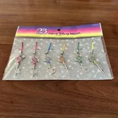 東京ディズニーリゾート 25周年記念 ストラップ 6個セット