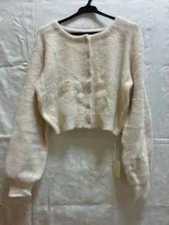 WILL SELECTION フワフワピンクベージュ色 カーディガン 長袖