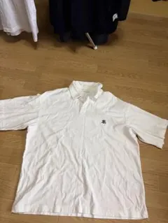 keisuke kanda リボン縫いのポロシャツ 白 ホワイト 21SS - メルカリ