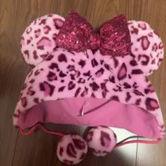 ヒョウ柄 ファンキャップ ミニー