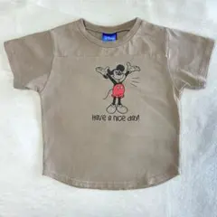 ミッキーマウス Tシャツ ベージュ　110㎝　ディズニー　ディズニーシー