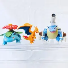 フシギバナ リザードン メガカメックス モンコレ フィギュア 3点セット