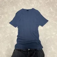 OLD EDWIN Ribbed vneck s/s tee grunge