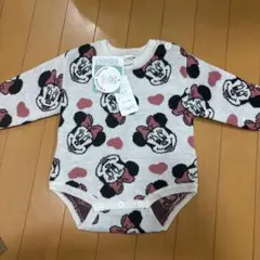 ミニーマウス柄ロンパース 80cm