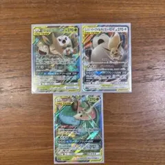 ポケモンカー　イーブイ&カビゴンGX フシギバナ&ツタージャGX 他