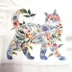 残4のみ♡アイロン転写シート1枚♡ボタニカル柄猫のサムネイル