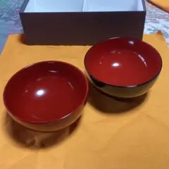 未使用 浄法寺塗 漆器 お椀 汁椀 2客 岩舘正二 - メルカリ