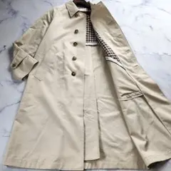 入手困難✨現行タグ Aquascutum ステンカラーコート クラブチェックのサムネイル