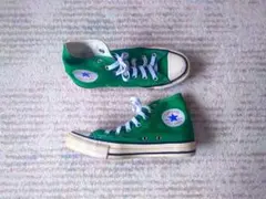 最終価格Converse All star 23.5　グリーン ハイカット