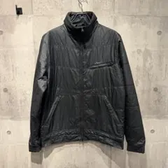 NIKE ナイキ 中綿ジャケット ブラック L ワンポイント 刺繍ロゴ 軽量