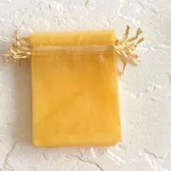 オーガンジー巾着袋　9×12cm 20枚　ゴールド