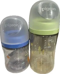 Pigeon 哺乳瓶 2本セット　新品乳首付き