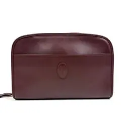 【美品】Cartier カルティエ マストライン クラッチバッグ レザー レッド