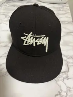 【美品】STUSSY NEW ERA 9FIFTY キッズキャップ ブラック