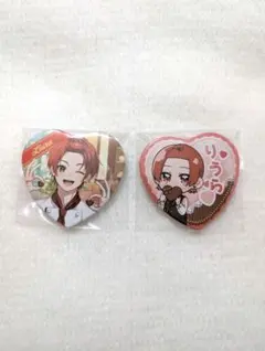 いれいす りうら ハート型缶バッジ