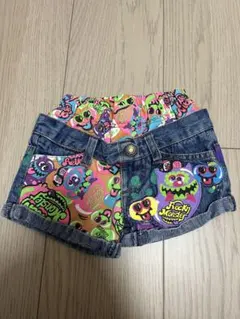 ◆希少◆【LOVE REVOLUTION】 デニムショートパンツ 80cmのサムネイル