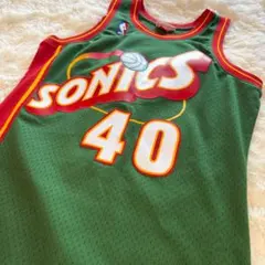 NBA ソニックス ショーン・ケンプ 40 ユニフォーム リバーシブル 44