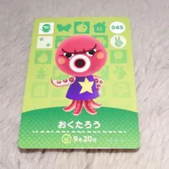 「おくたろう」(045) どうぶつの森 amiiboカード