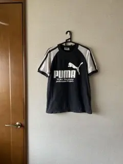 PUMA ラグランスリーブ 半袖Tシャツ　160㎝ 黒ブラック