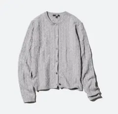 UNIQLO ユニクロ ケーブルクルーネックカーディガン