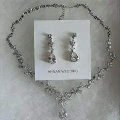 ANNAN WEDDING ネックレス　ピアス　セット